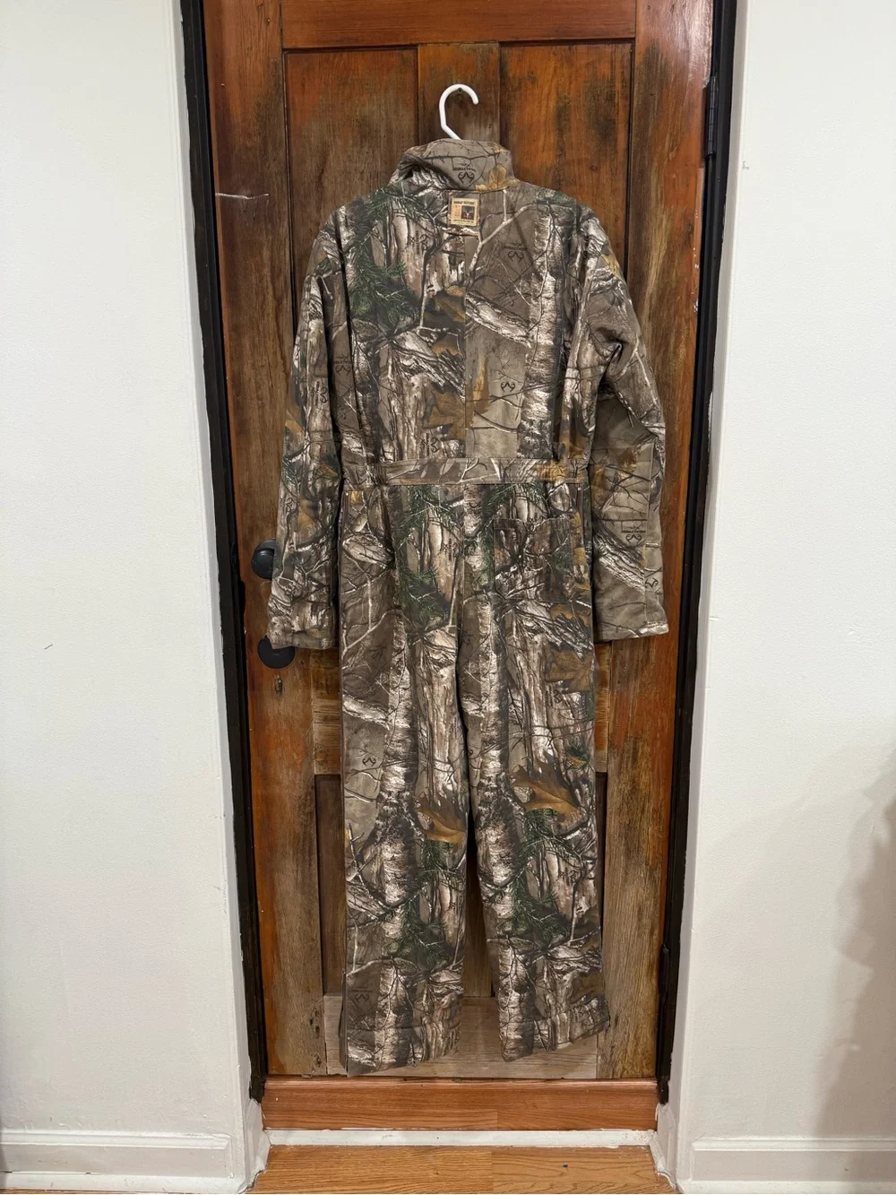 RedHead Kids Camo One-Piece Bodysuit in Brown and Green
